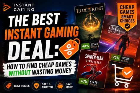 The Best Instant Gaming Deal: Find Cheap PC & Console Offers