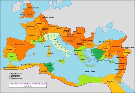 Roman province, Roman empire, Roman empire map
