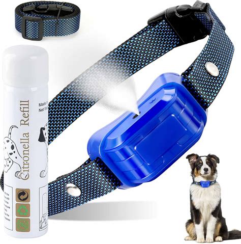 Citronella Bark Collar, [Include 1 Can Refill] Automatic Stop Spray ...