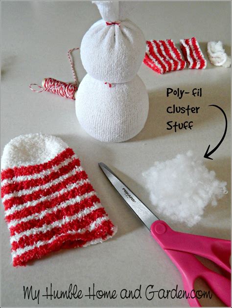 How To Make An Adorable Sock Snowman! - My Humble Home and Garden ...