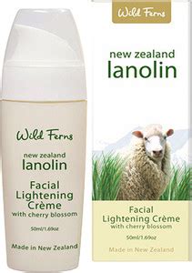wild ferns New Zealand's Lanolin Lightening Creme with Cherry Blossom ...