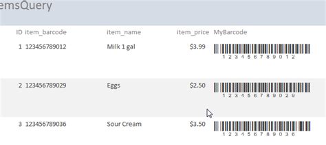 Image result for How to Use Barcodes in Access Program