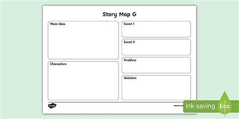 Story Map G Worksheet