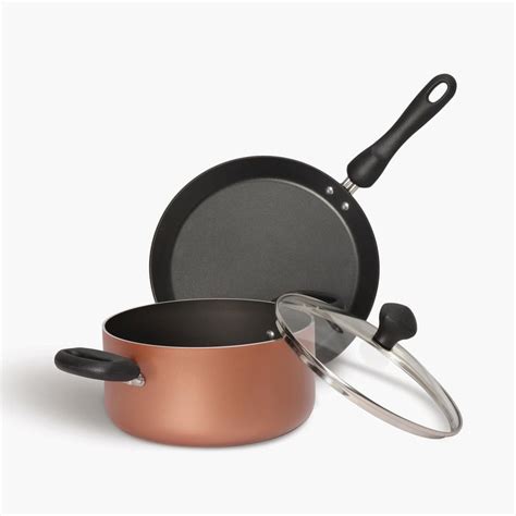 Buy Meyer Non-Stick 3-Pc. Cookware Set from Meyer at just INR 4475.0