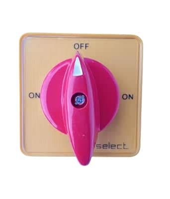 Select 3 Pole 63A Rotary Cam Switch, 415V AC, 90 Degree ON-OFF : Amazon ...