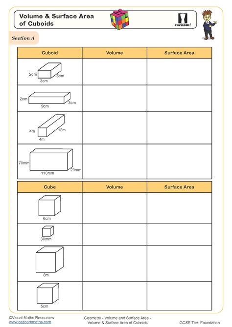 Image result for Cube Volume Worksheet