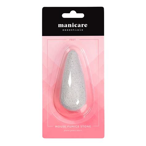Manicare Mouse Pumice Stone | Exfoliates Dead Skin, Removes Corns & Calluses | Natural Pumice ...