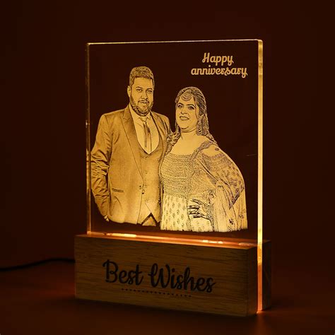 Customized Photo Engraved 3D Night Lamp | Personalised Gift – Picloon
