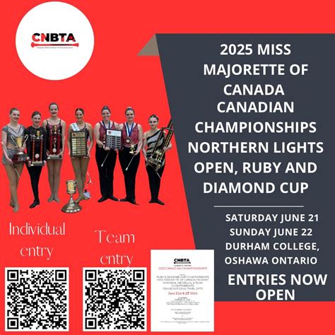 CNBTA Canadian Championships & Miss Majorette of Canada , Durham ...