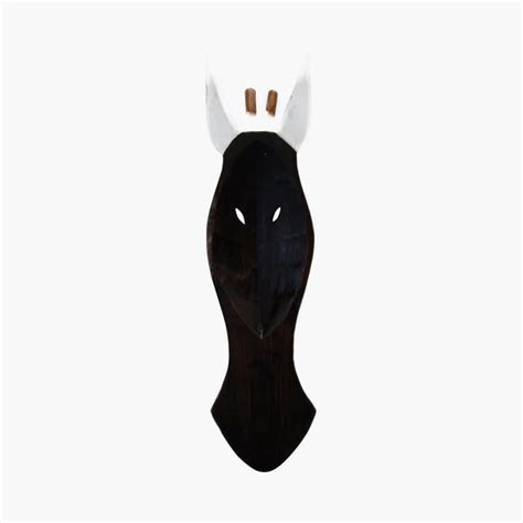 Buy Corsica Magnolia Wooden Giraffe Mask Wall Accent from Corsica by ...