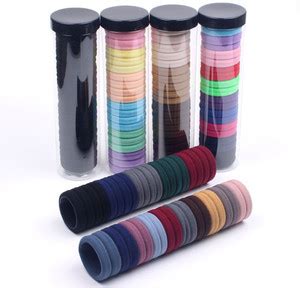 PRAAJKA Hair Rubber Bands for Women with Storage Box 3 Rubber Band ...