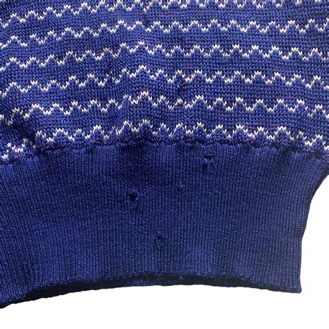 vintage 1940’s~ JANTZEN jacquard sweater “Thunderbird” | NOIR ONLINE