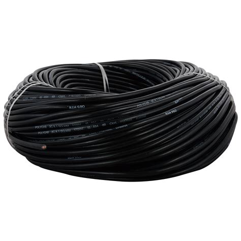 Polycab PVC Insulated 2 Core Copper Cable 1.0 Sq mm Wire (Black ...