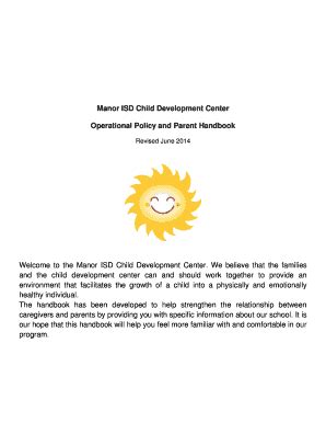 Fillable Online manorisd Excel Daycare Parent Information Sheet ...