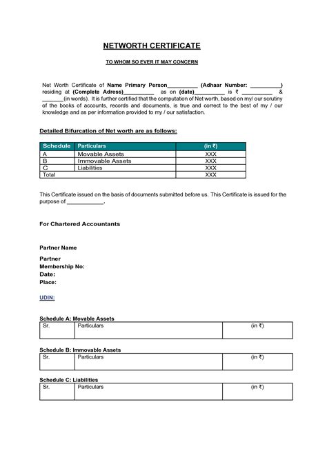 Get a Net Worth Certificate in Just 24 Hours - Bizfoc