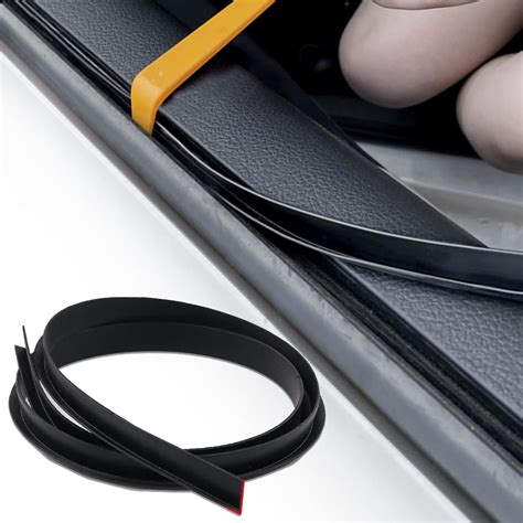 Pincuttee 4M/13.1FT Car Window Seal Strip, Universal Auto Window Rubber Draft Seal Strip with ...