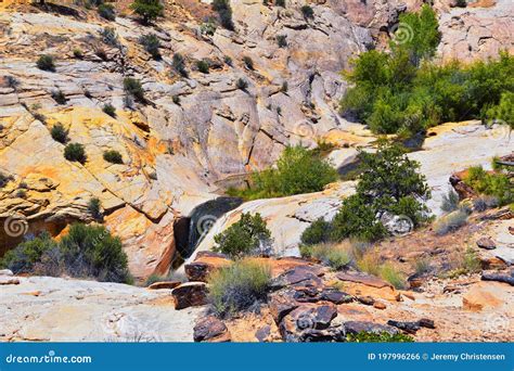 Upper Calf Creek Falls Waterfall Colorful Views from the Hiking Trail ...