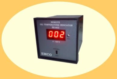 Remote Oil/Winding Temp. Indicator - EE-602 - Emco Electronics