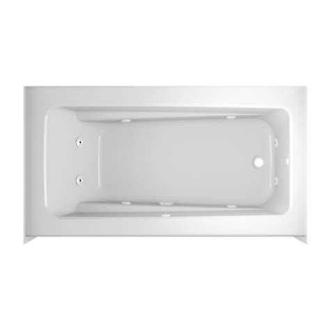 Jacuzzi Primo 32-in x 60-in White Acrylic Alcove Whirlpool Tub (Right ...