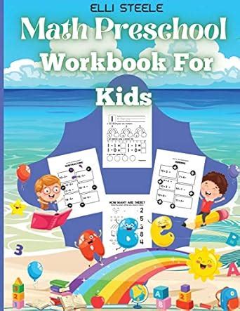 Math Preschool Workbook For Kids: Easy Number Tracing, Addition and ...