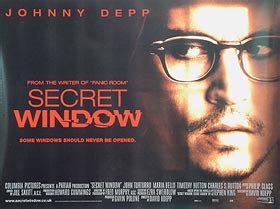 Image result for Secret Window Poster Set