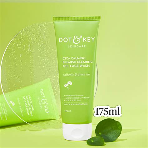 Cica + Salicylic Acid Gel Face Wash for Oily Skin – Dot & Key