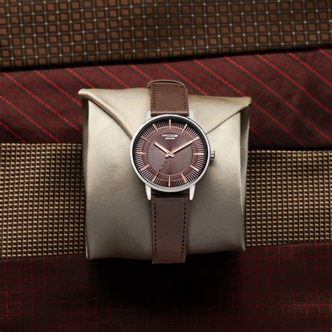 Buy Online Sonata Poze Quartz Analog Brown Dial Brown Leather Strap ...
