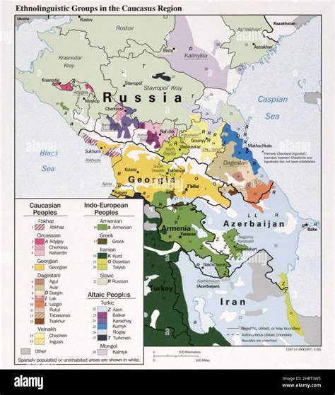 Religion Map Of The Caucasus