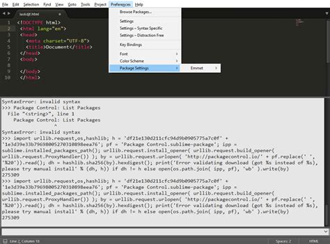 Sublime Text 4 Package Control 的图像结果