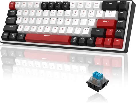 Amazon.in: Buy MageGee 75% Mechanical Keyboard, Wired Gaming Keyboard with Blue Switches and Ice ...
