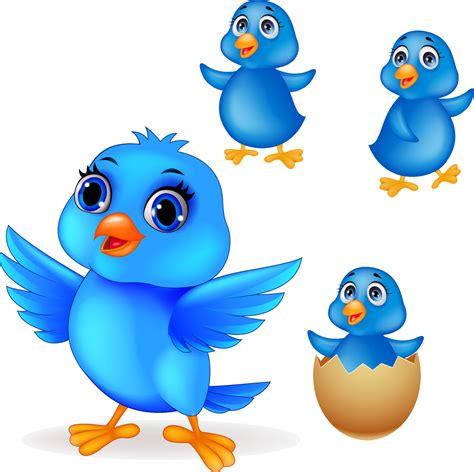 Cartoon Blue Bird