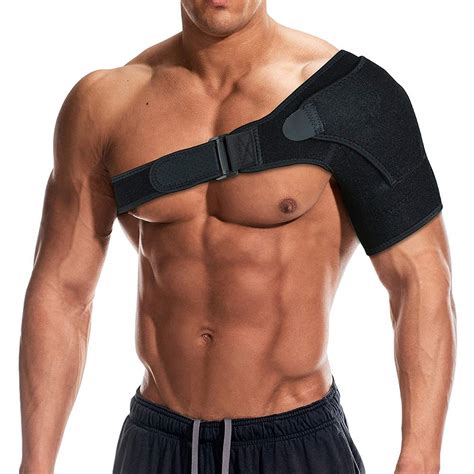 Shoulder Support Brace With Pressure Pad For Men Women Adjustable ...