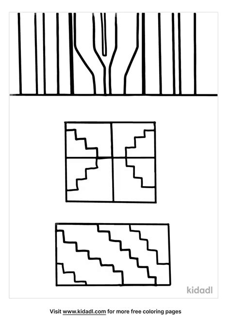 Kente Cloth Designs To Color