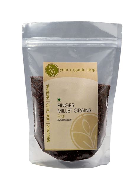 Your Organic Stop Finger millet |Unpolished Ragi Millet Grains | Rich ...