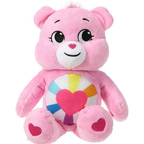 Care Bears‚Ñ¢ 11" Hopeful Heart Plush, Light Pink Stuffed Bear Caring ...