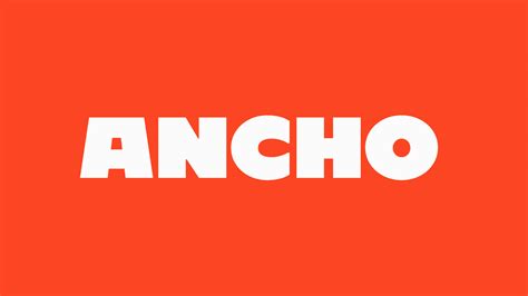 Ancho Ultra Bold Font | xFonts.pro