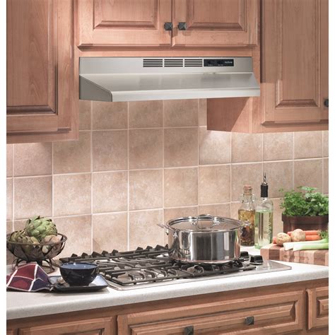 RL6230SS NuTone® 30" Ductless Under-Cabinet Range Hood w/ Light ...