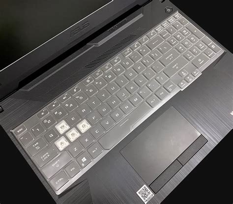 Capsa TPU Keyboard Cover for ASUS TUF Gaming A15 TUF506IU-ES74 Ryzen 7 ...