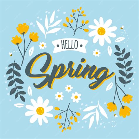Image result for Hello Spring Colorful