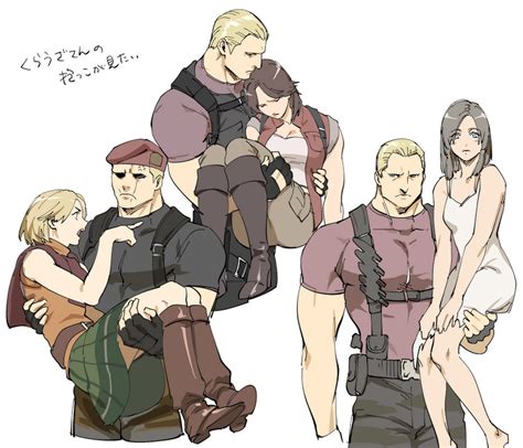 ashley graham, jack krauser, helena harper, and manuela hidalgo ...
