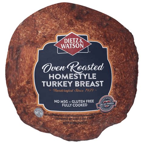 Dietz & Watson Turkey Breast, Oven Roasted, Homestyle (1 each) Delivery ...