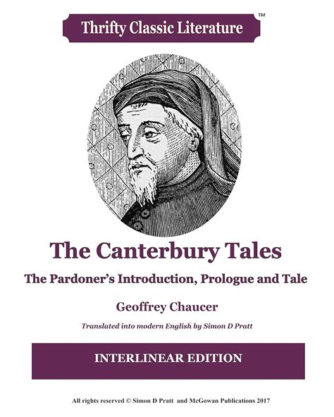 The Canterbury Tales: The Pardoner's Introduction, Prologue and Tale ...