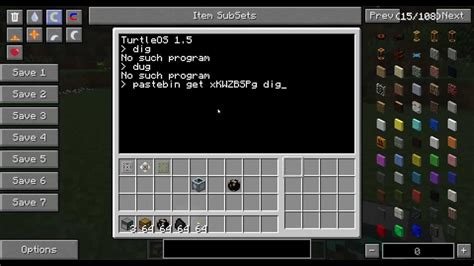 MinecraftTurtle Miner Program 的图像结果