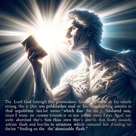 What does Ezekiel 4:14 mean? | Bible Art