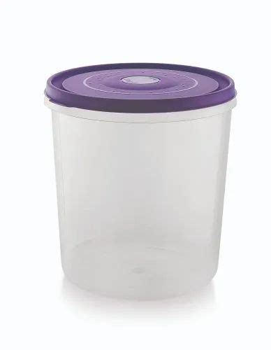 Plastic Containers - Enrich 7kg Plastic Round Container Air tight ...