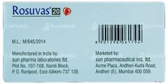 Rosuvas 20 Tablet – Treat High Cholesterol Levels