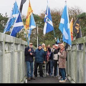 YES day of action, Maybole, South Ayrshire, Scotland, 15 February 2025 ...