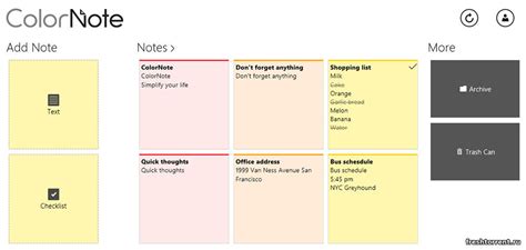 Image result for ColorNote for Windows