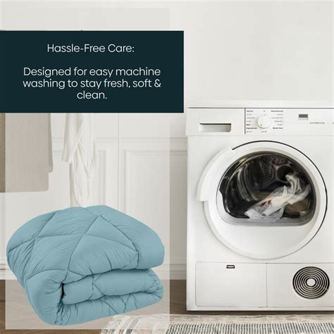 Comfy Flip Solid Reversible Comforter, Sky & Denim (220 GSM) – haus ...