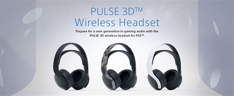 Sony PS5 Pulse 3D Gaming Wireless Over Ear Headset with Dual Noise ...